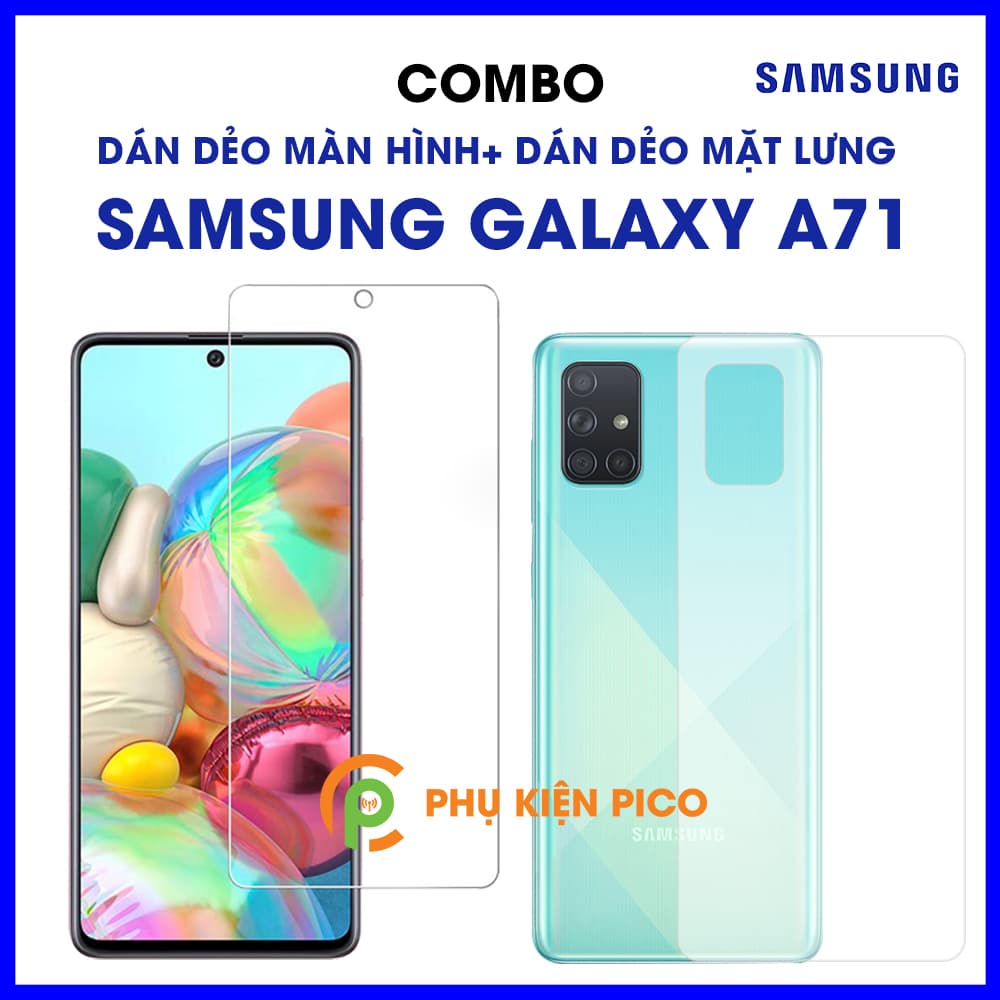 Dán màn hình Samsung Galaxy A71 và dán lưng Samsung A71 PPF cao cấp