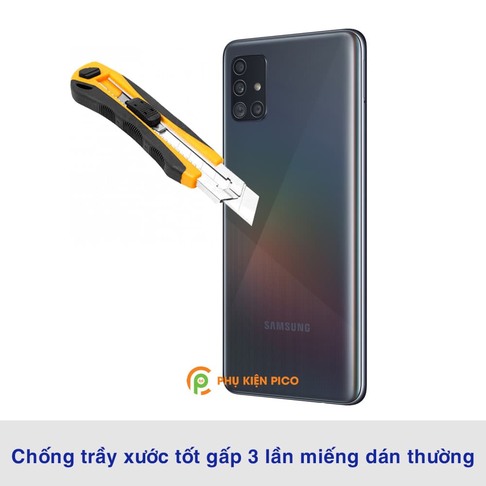 Dán lưng Samsung A71 full mặt lưng dẻo trong suốt PPF tự phục hồi vết xước - 2