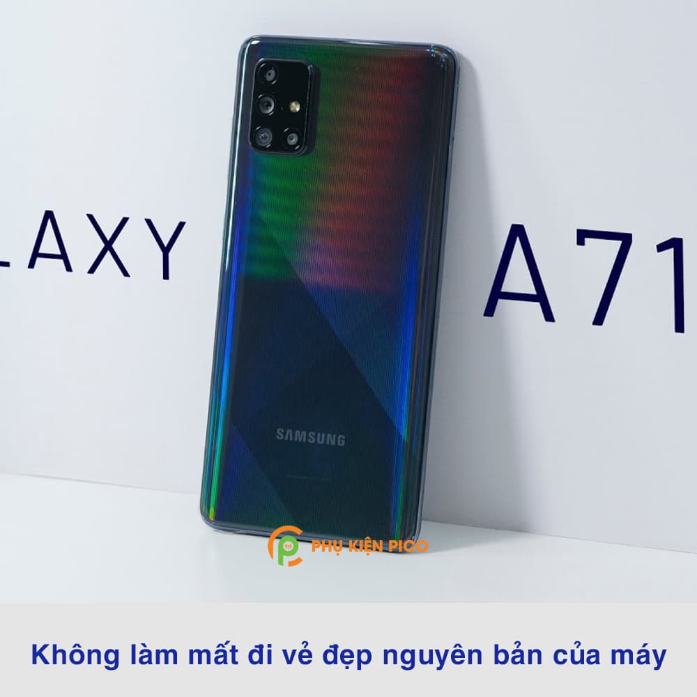 Dán lưng Samsung A71 full mặt lưng dẻo trong suốt PPF tự phục hồi vết xước - 3