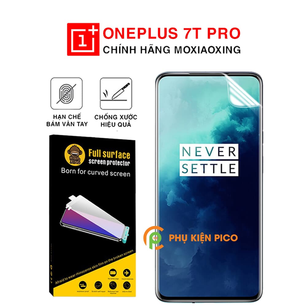 Dán màn hình Oneplus 7T Pro chính hãng Moxiao Xing dẻo trong suốt – Dán dẻo Oneplus 7T Pro