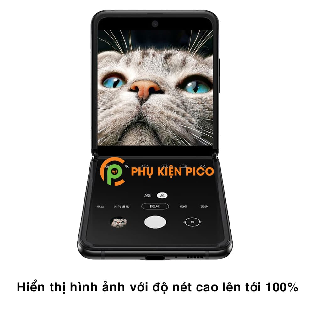 Dán màn hình Samsung Galaxy Z Flip và dán lưng Samsung Z Flip PPF cao cấp và Dán camera Z Flip - Combo3 - 2