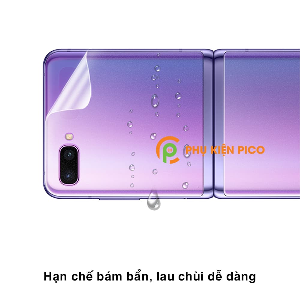 Dán màn hình Samsung Galaxy Z Flip và dán lưng Samsung Z Flip PPF cao cấp và Dán camera Z Flip - Combo3 - 6