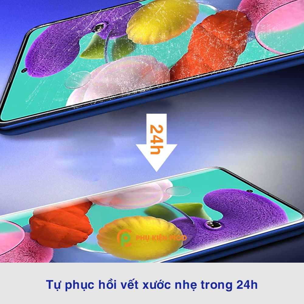 Dán màn hình Samsung A71 full màn dẻo trong suốt PPF tự phục hồi vết xước - 3