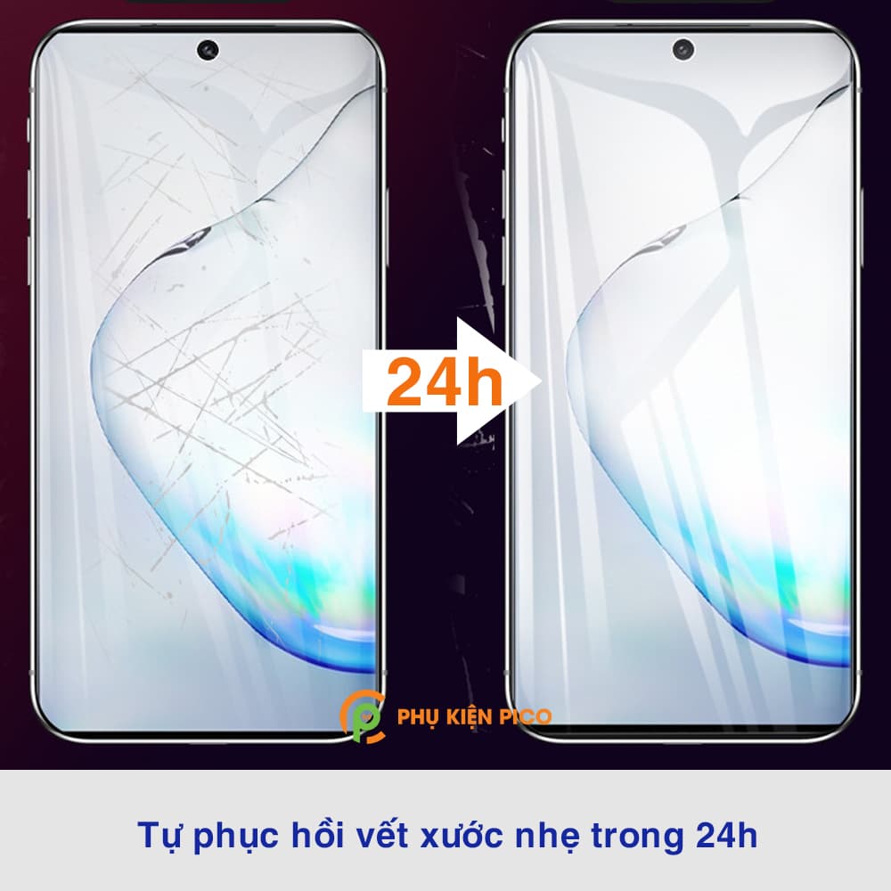 Dán màn hình Samsung Note 10 Lite full màn dẻo trong suốt PPF tự phục hồi vết xước - 3