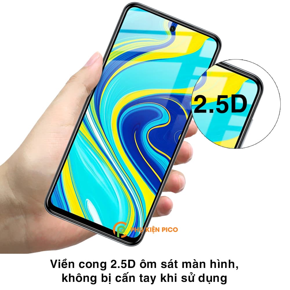 Kính cường lực Redmi Note 9s full màn hình viền đen siêu mỏng – Dán màn hình Xiaomi Redmi Note 9s - 4