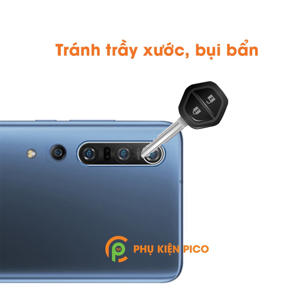 Vòng bảo vệ Xiaomi Mi 10 Pro - Ốp viền camera Xiaomi Mi 10 Pro kim loại màu xanh - 2