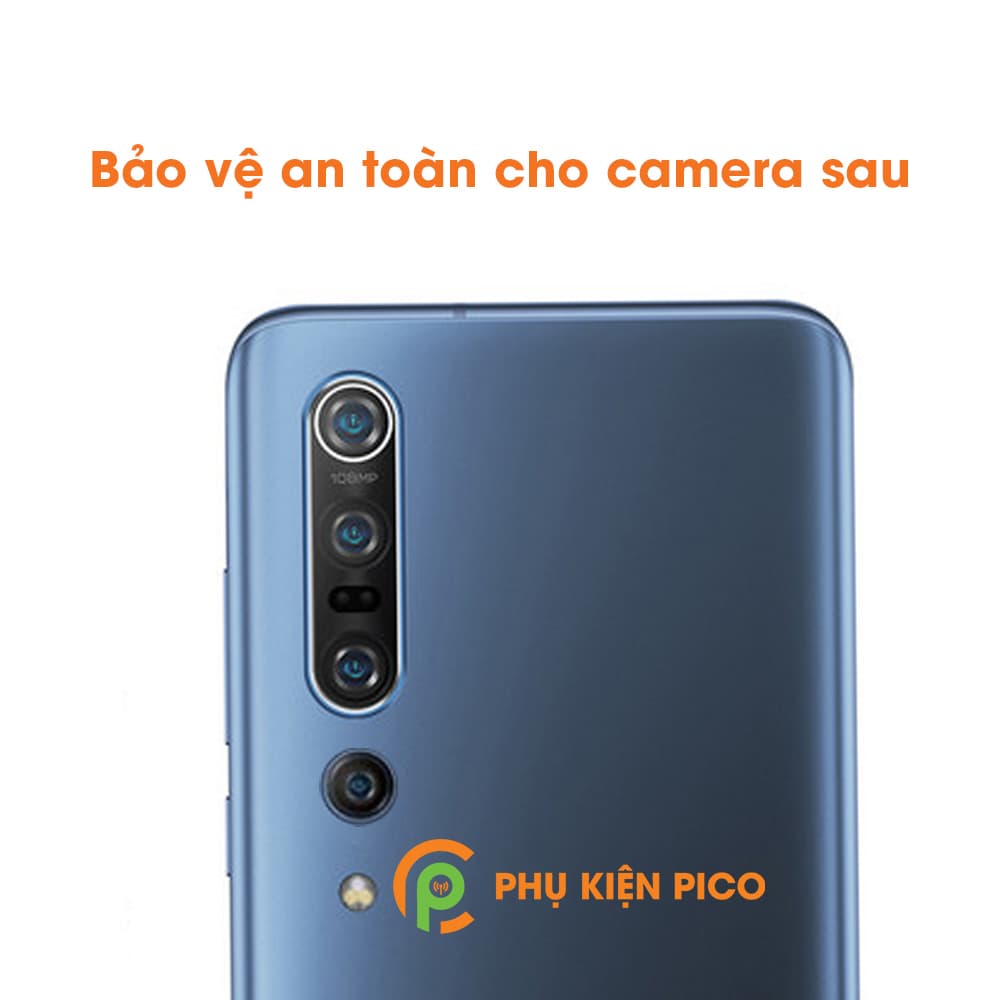 Vòng bảo vệ Xiaomi Mi 10 Pro - Ốp viền camera Xiaomi Mi 10 Pro kim loại màu xanh - 3