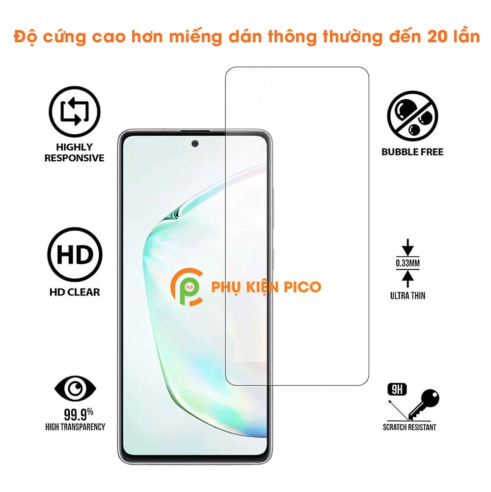 Cường lực và dán camera Samsung Galaxy Note 10 Lite trong suốt - combo2 - 5