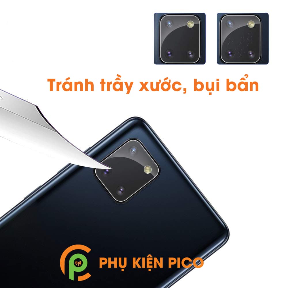 Cường lực và dán camera Samsung Galaxy Note 10 Lite trong suốt - combo2 - 2