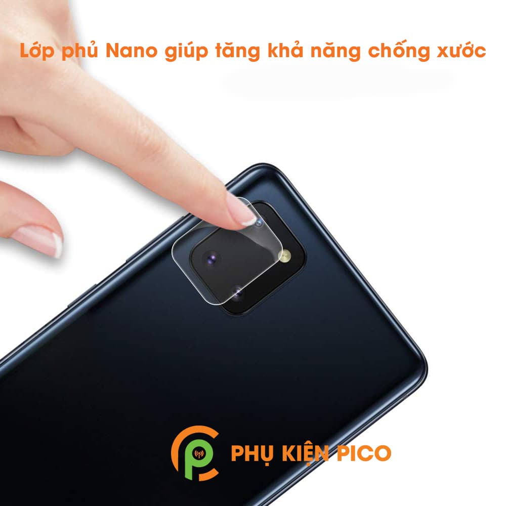 Cường lực và dán camera Samsung Galaxy Note 10 Lite trong suốt - combo2 - 4