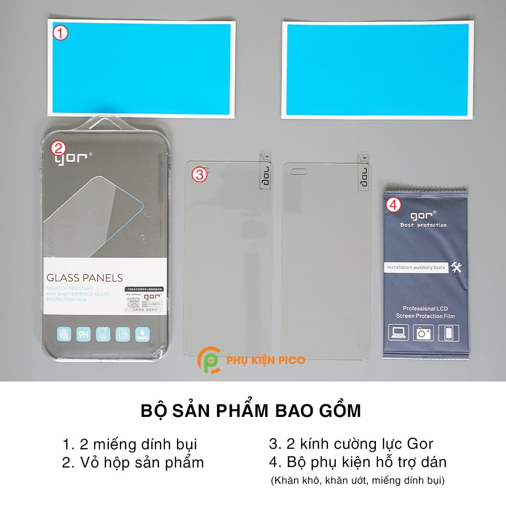 Kính cường lực Redmi K30 full màn hình khoét lỗ camera chính hãng Gor - 8