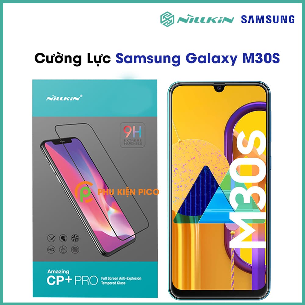 Cường lực Samsung Galaxy M30s chính hãng Nillkin CP+ Pro full màn hình