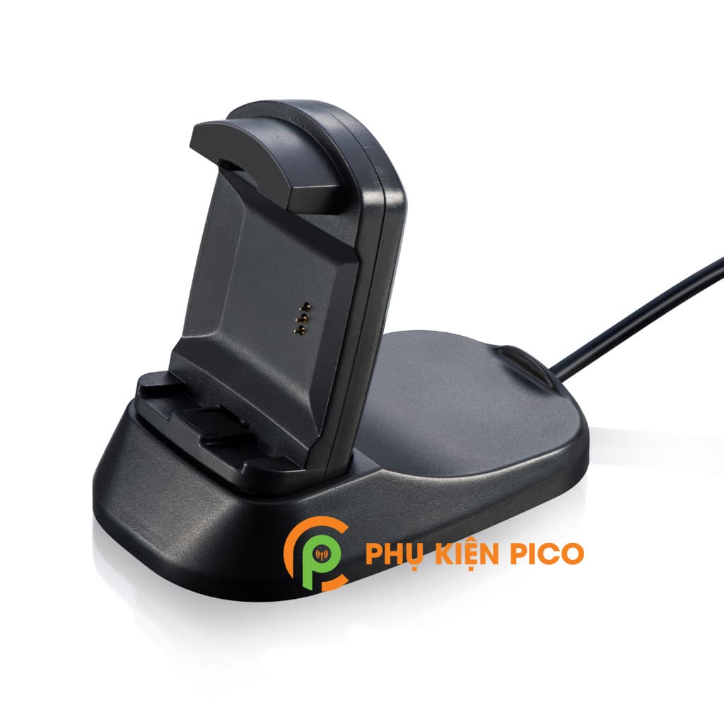 Đế sạc đồng hồ Fitbit Ionic đen dây cáp USB 1m Adapter Smartwatch - 3