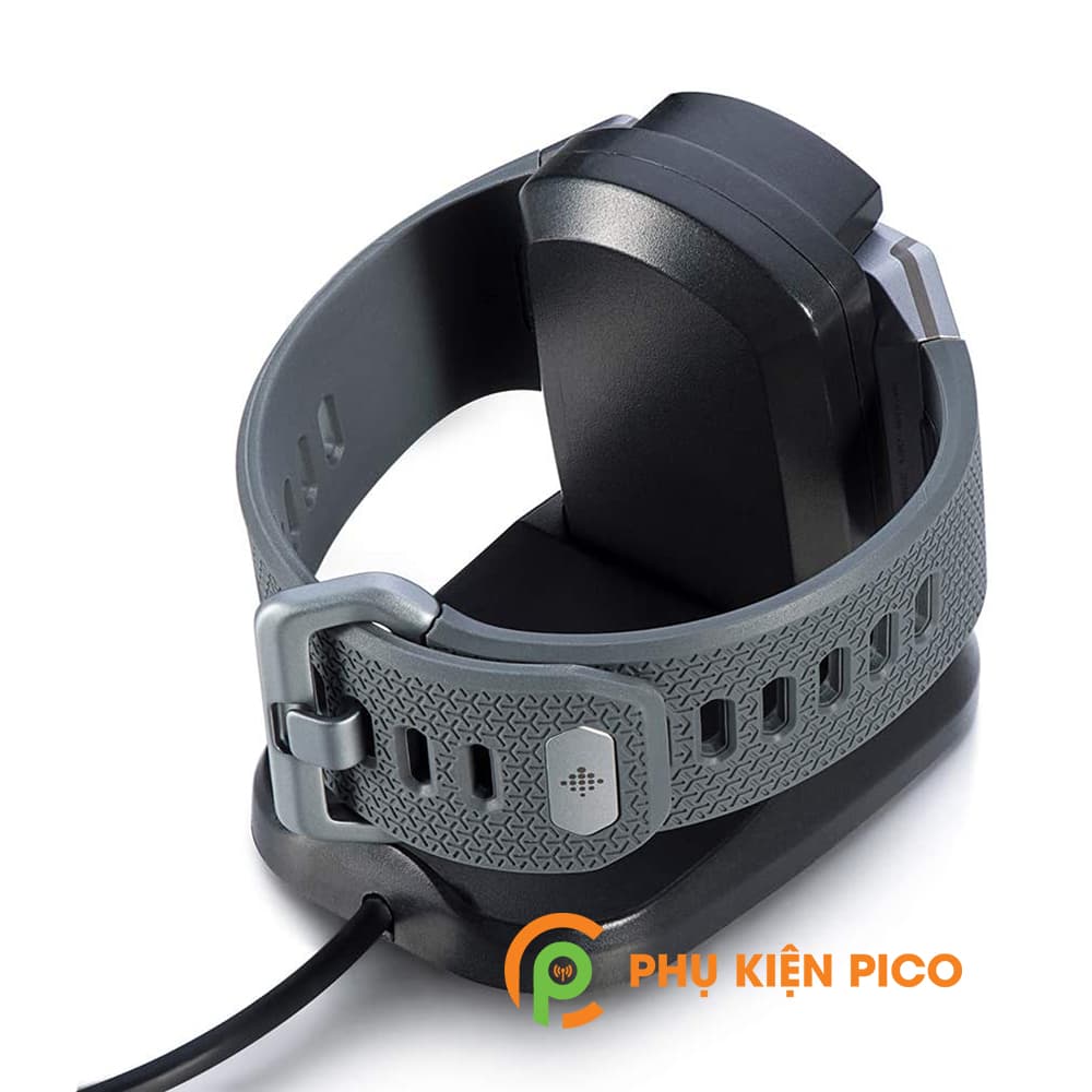 Đế sạc đồng hồ Fitbit Ionic đen dây cáp USB 1m Adapter Smartwatch - 6