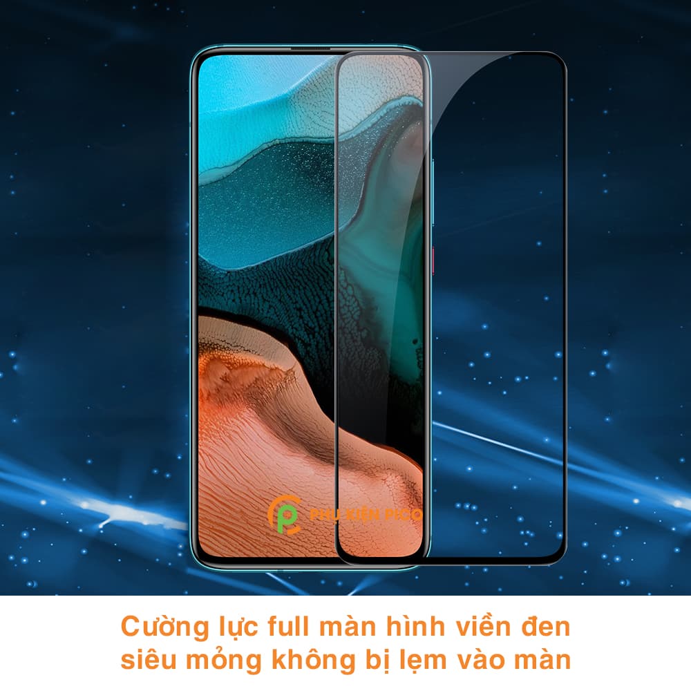 Kính cường lực Redmi K30 Pro full màn hình viền đen siêu mỏng Monqiqi - 5