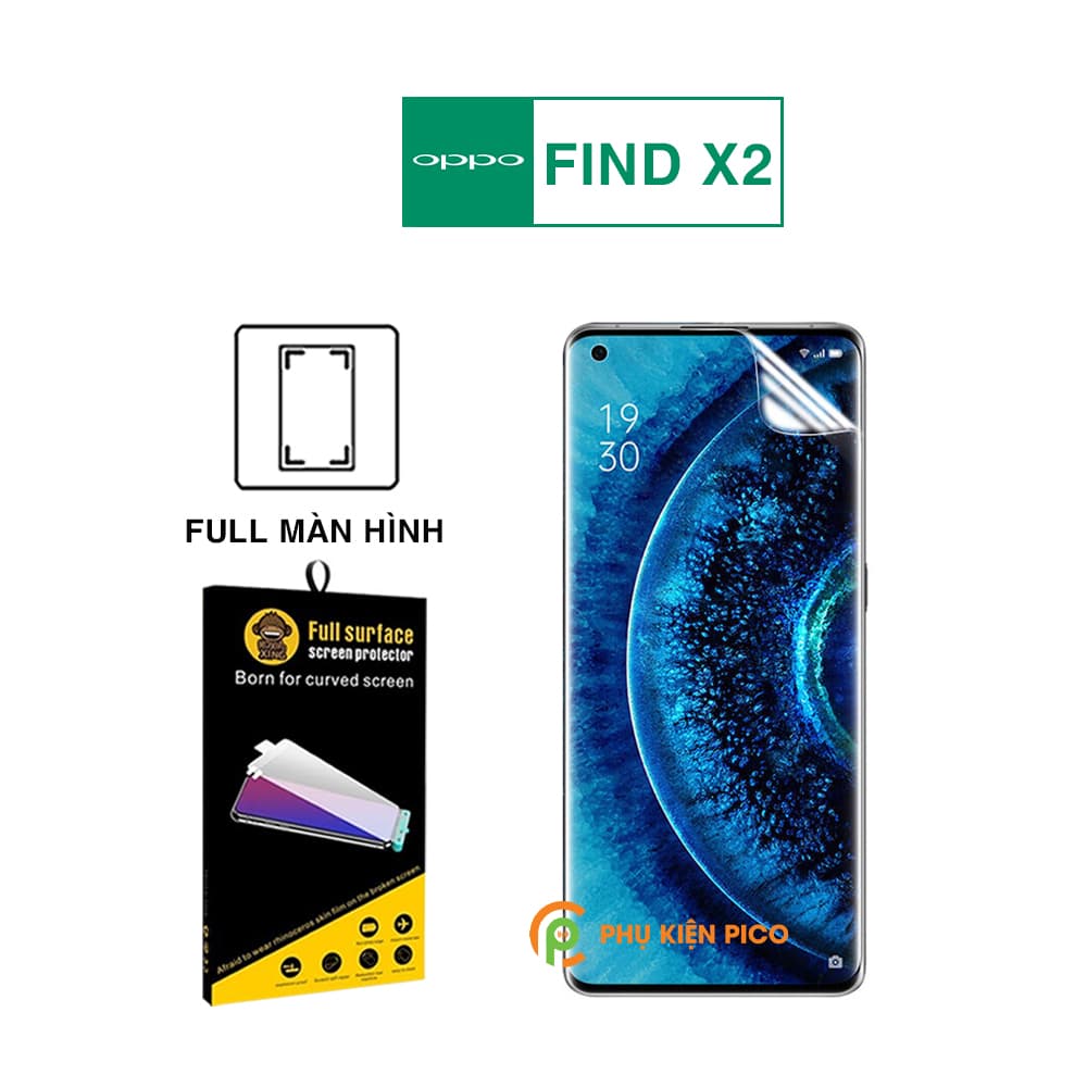 Dán màn hình Find X2 full màn dẻo trong suốt chính hãng Moxiao Xing PPF tự phục hồi vết xước