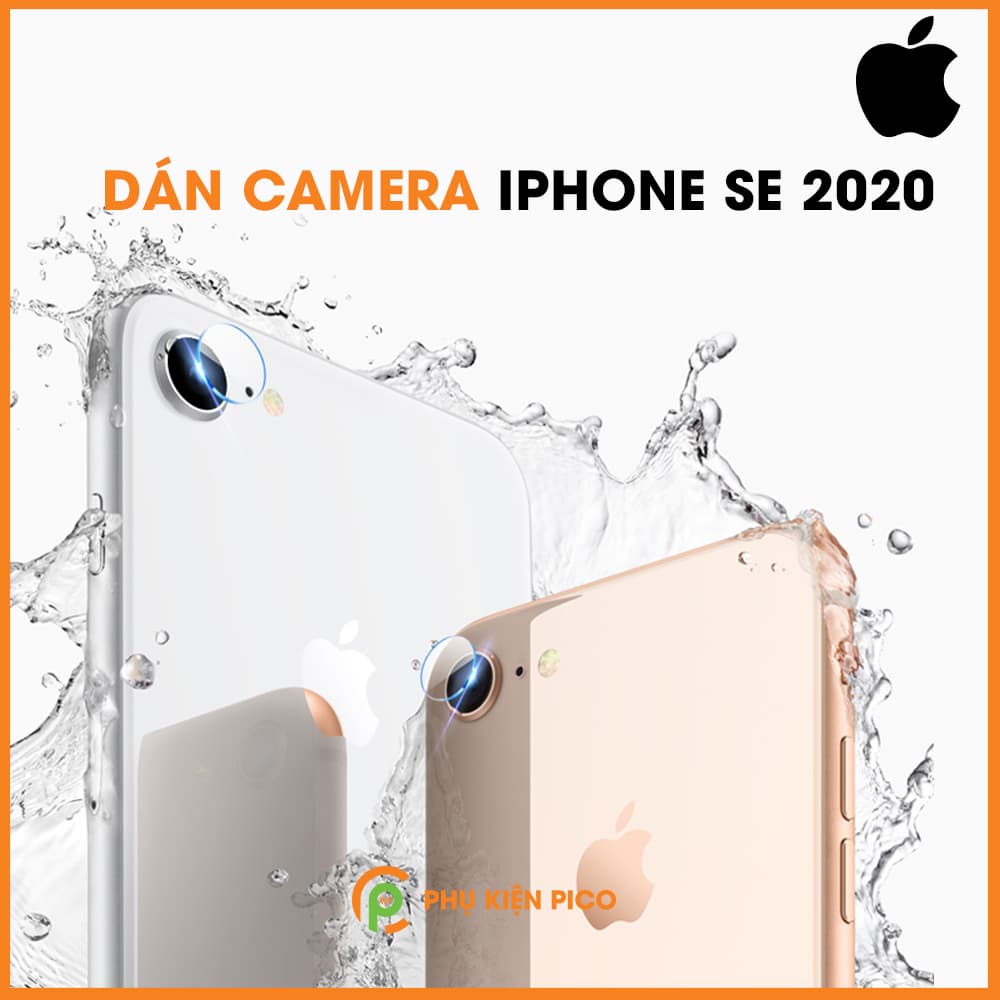 Dán camera Iphone SE 2020 cường lực camera trong suốt độ cứng 7H