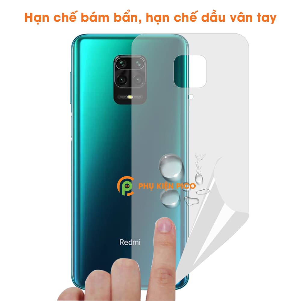 Dán màn hình Xiaomi Redmi Note 9 Pro và dán mặt lưng Xiaomi Redmi Note 9 pro - Combo2 - 8