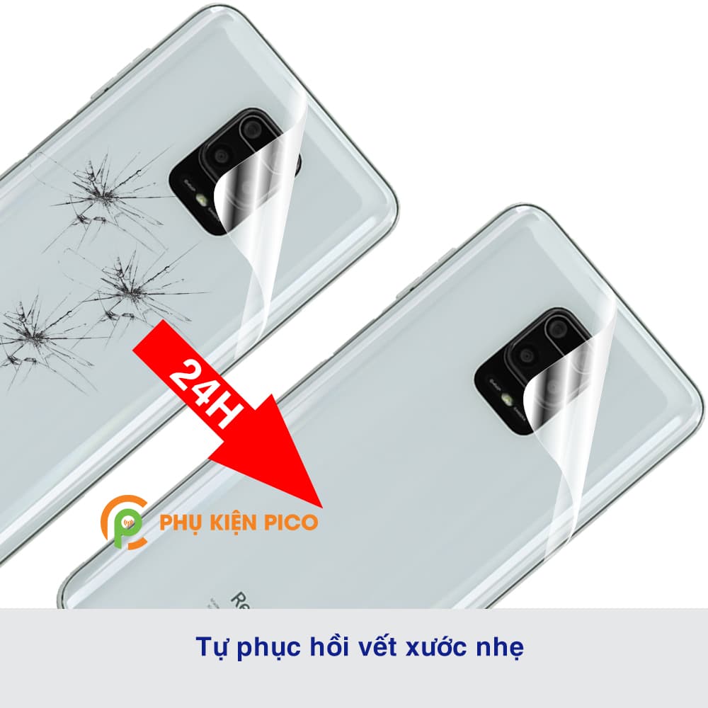 Dán lưng Xiaomi Redmi Note 9 Pro PPF cao cấp dẻo trong suốt - 3