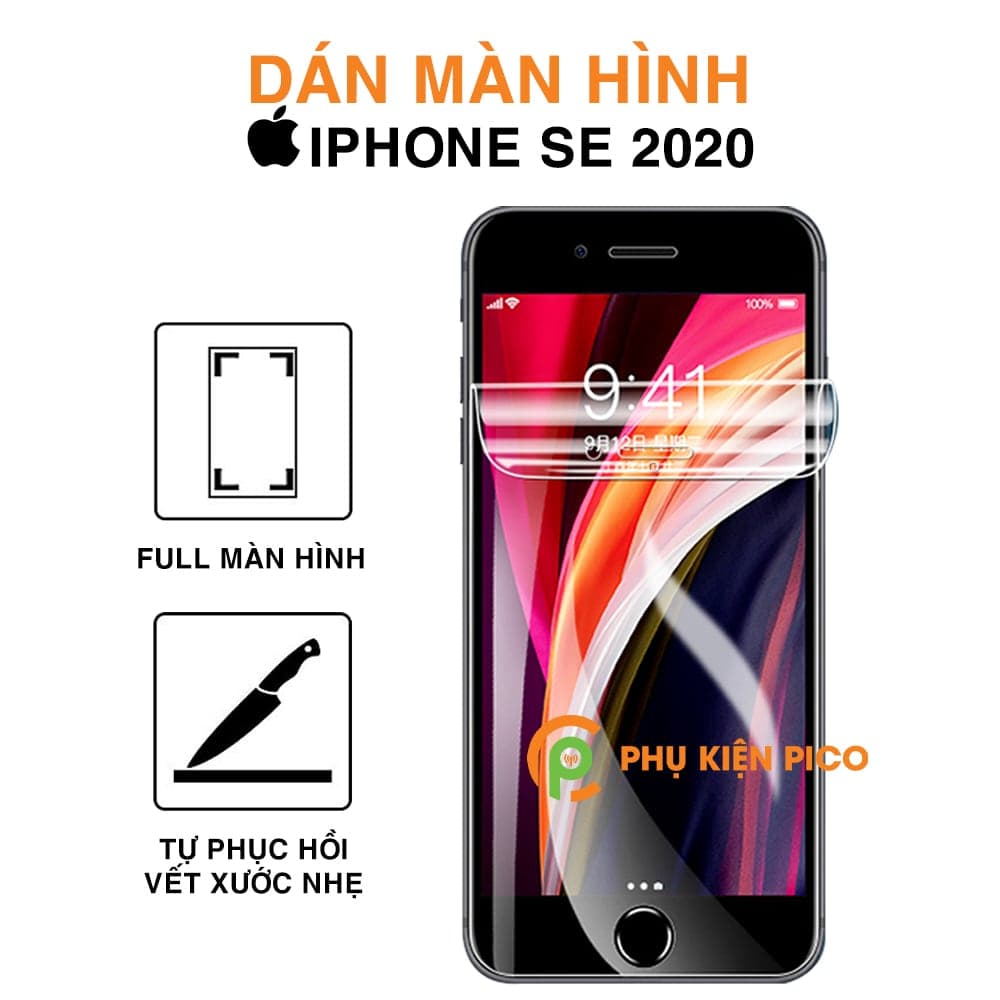 Dán màn hình Iphone SE 2020 PPF cao cấp dẻo trong suốt