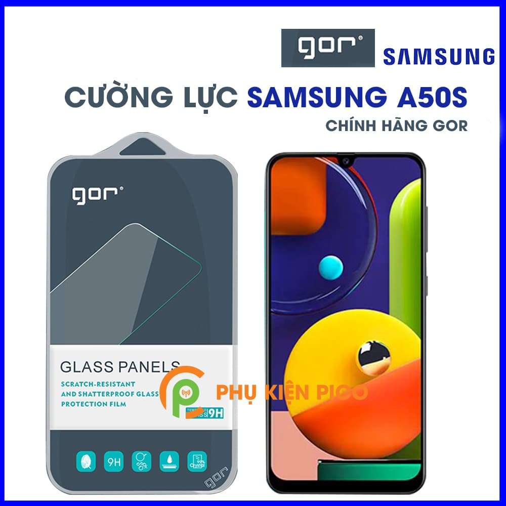 Kính cường lực Samsung Galaxy A50s chính hãng Gor trong suốt 1 chiếc