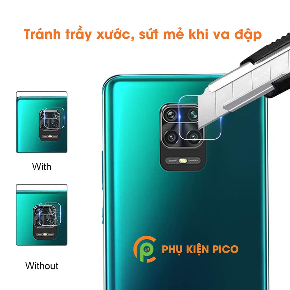 Dán màn hình Xiaomi Redmi Note 9 Pro và mặt lưng Redmi Note 9 Pro và dán camera Redmi Note 9 Pro - Combo3 - 7