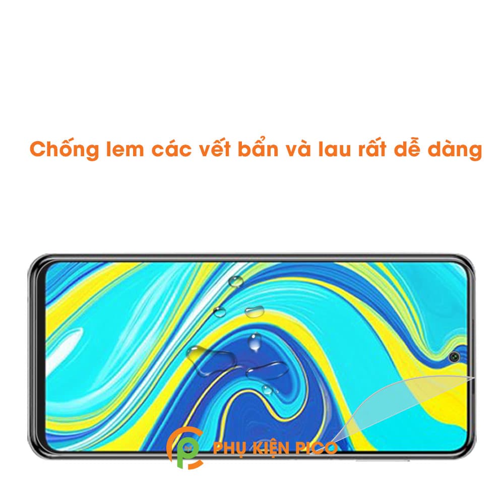Dán màn hình Xiaomi Redmi Note 9s và dán mặt lưng Redmi Note 9s PPF cao cấp dẻo trong suốt - Combo2 - 3