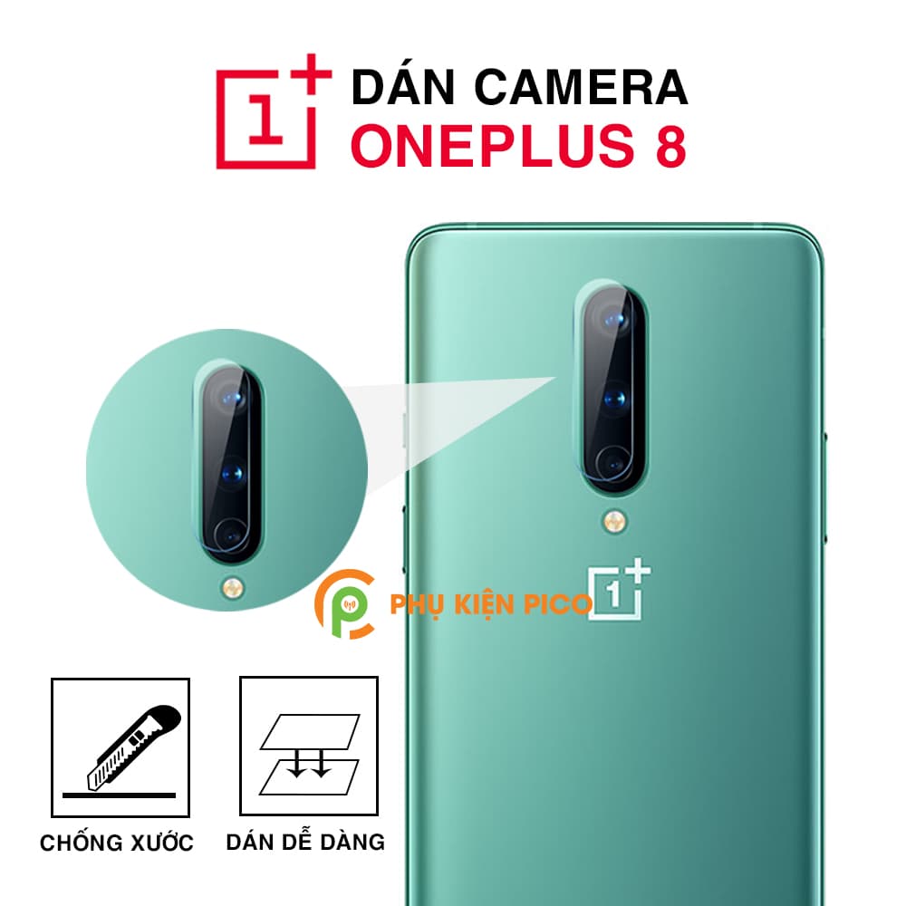 Cường lực camera Oneplus 8 trong suốt độ cứng 7H chống trầy xước – Dán camera