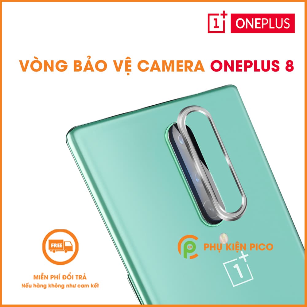 Vòng bảo vệ camera Oneplus 8 kim loại ốp viền camera chống xước