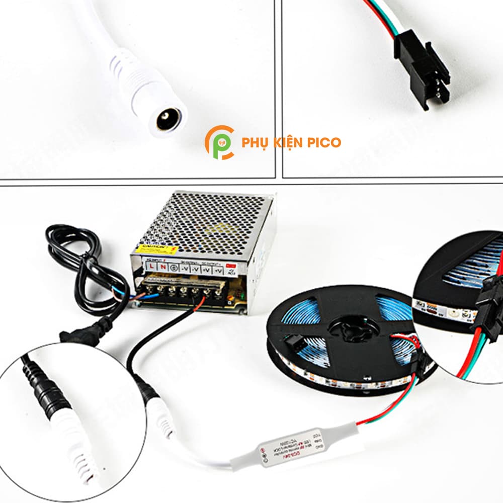 Bộ điều khiển đèn 5v ARGB 3 Pin không dây (RGB Led Controller) chỉnh màu cho quạt Addressable RGB - 4