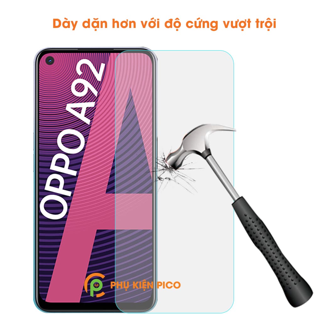 Kính cường lực Oppo A92 chính hãng Gor full màn hình bộ 2 cái - 5