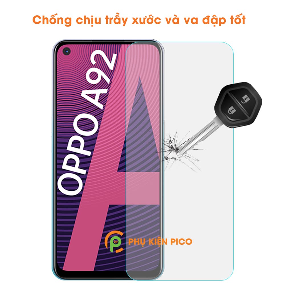 Kính cường lực Oppo A92 chính hãng Gor full màn hình bộ 2 cái - 4