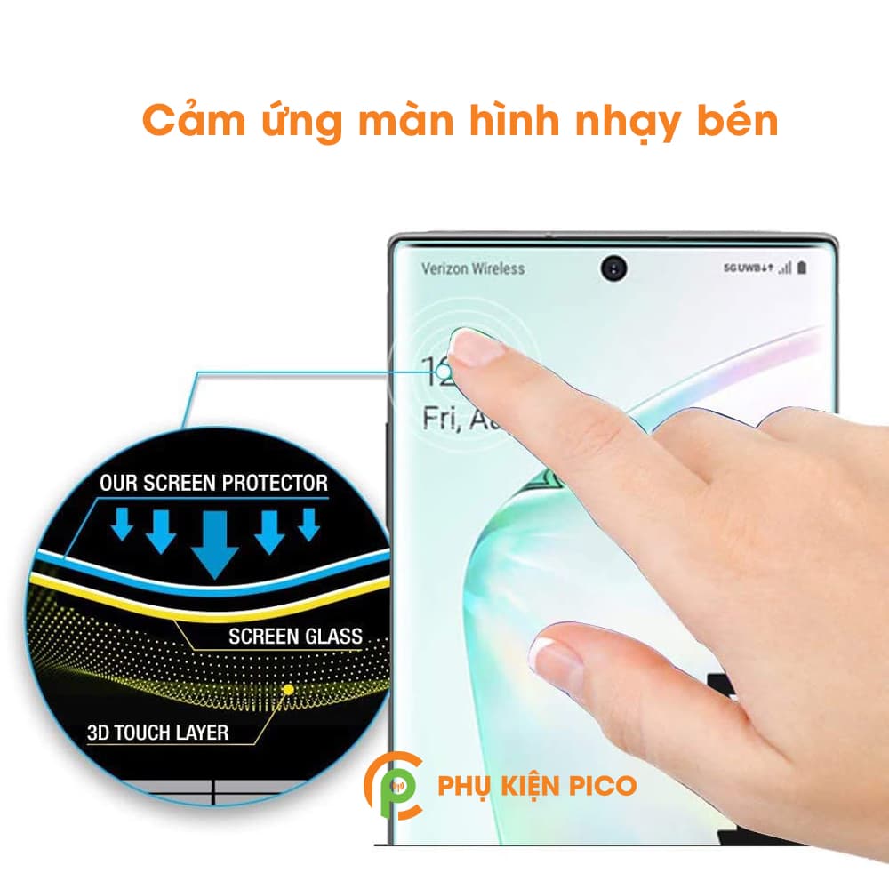 Dán màn hình Samsung Galaxy Note 10 Pro chính hãng Mibo PPF dẻo trong suốt - 5