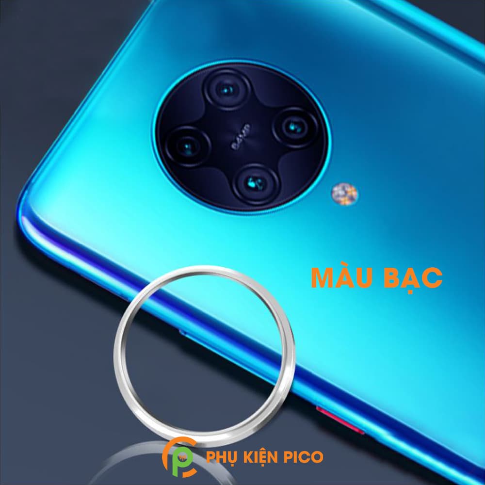 Vòng bảo vệ camera Xiaomi Redmi K30 Pro kim loại ốp viền camera chống xước - 7