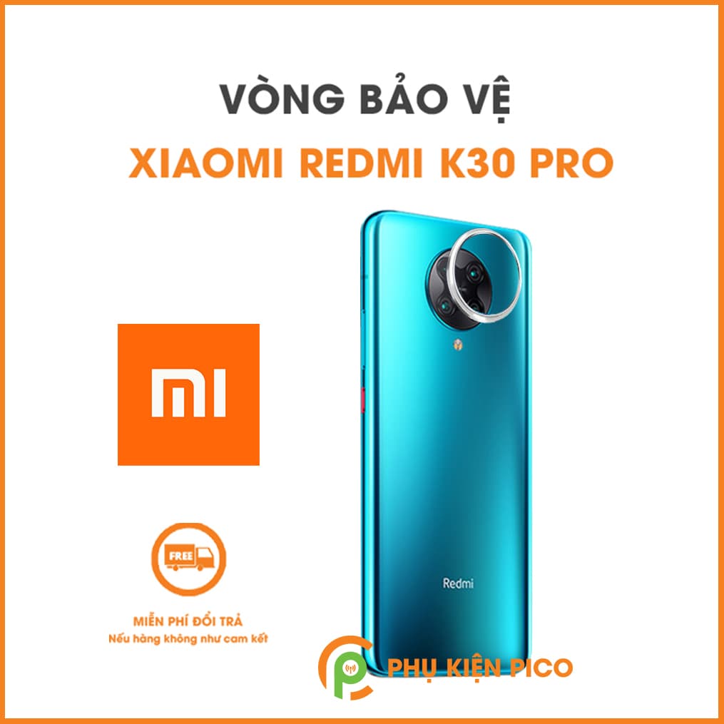Vòng bảo vệ camera Xiaomi Redmi K30 Pro kim loại ốp viền camera chống xước