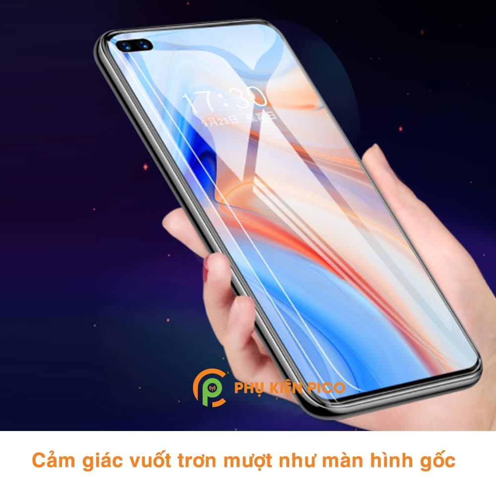 Kính cường lực Reno 4 full màn hình viền đen siêu mỏng - 6