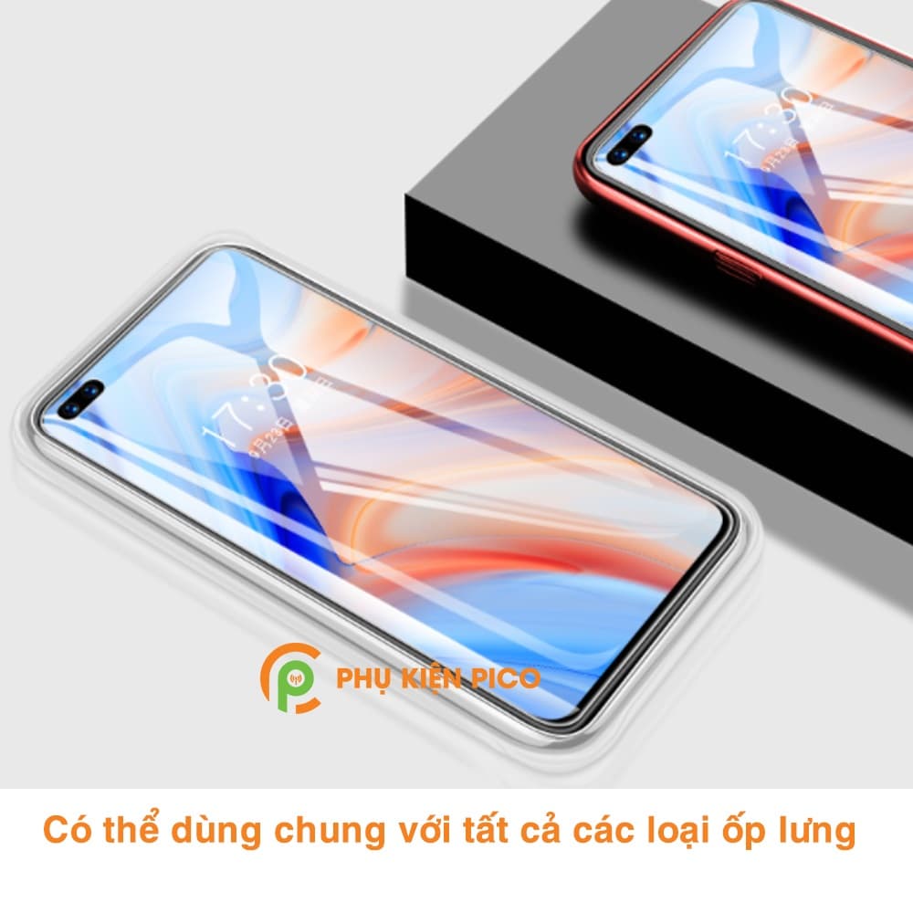 Kính cường lực Reno 4 full màn hình viền đen siêu mỏng - 5