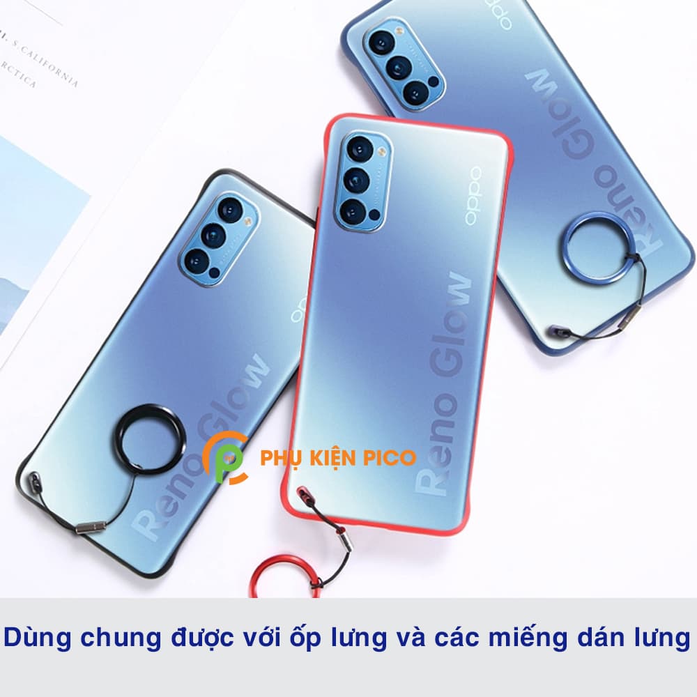 Dán camera Oppo Reno 4 cường lực camera trong suốt độ cứng 9H - 7