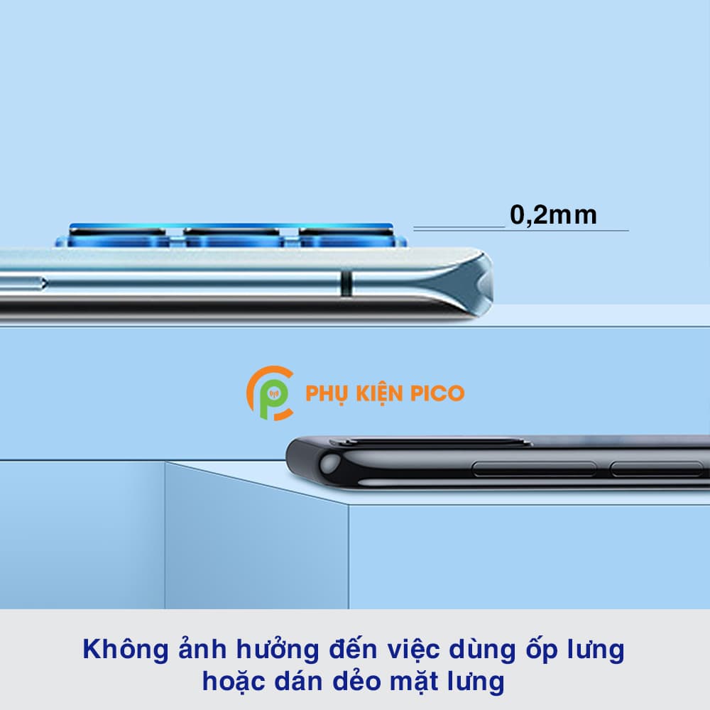 Dán camera Oppo Reno 4 cường lực camera trong suốt độ cứng 9H - 4