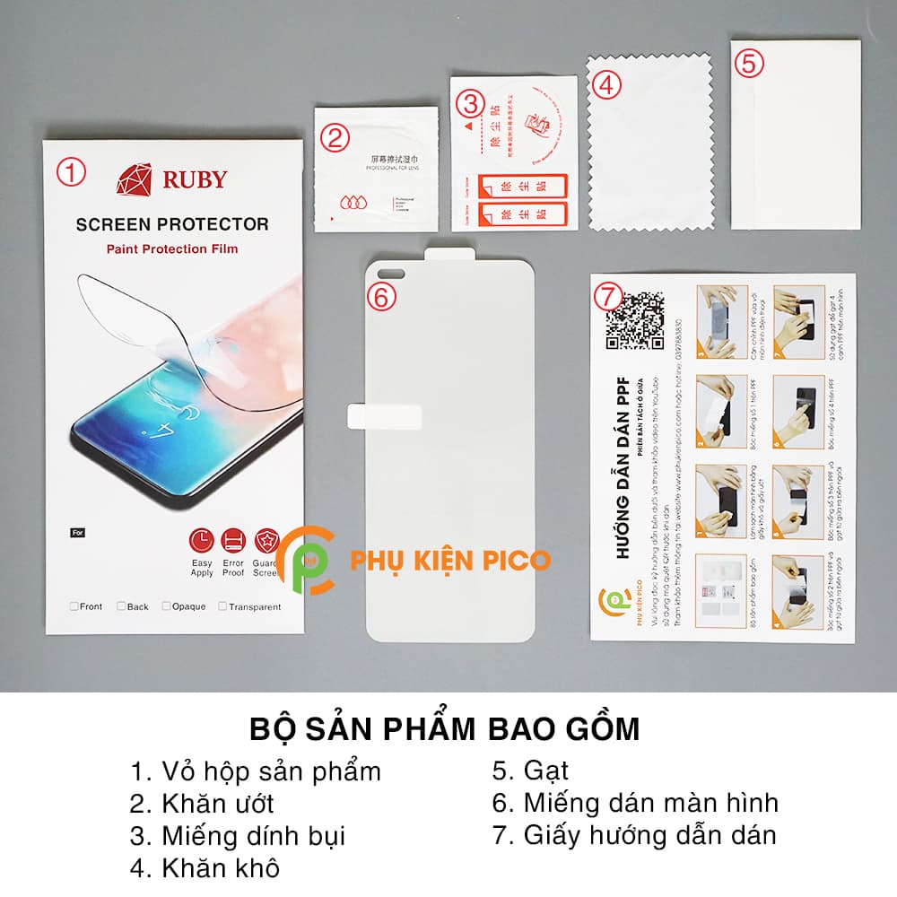Dán màn hình Reno 4 full màn dẻo trong suốt PPF tự phục hồi vết xước - 8
