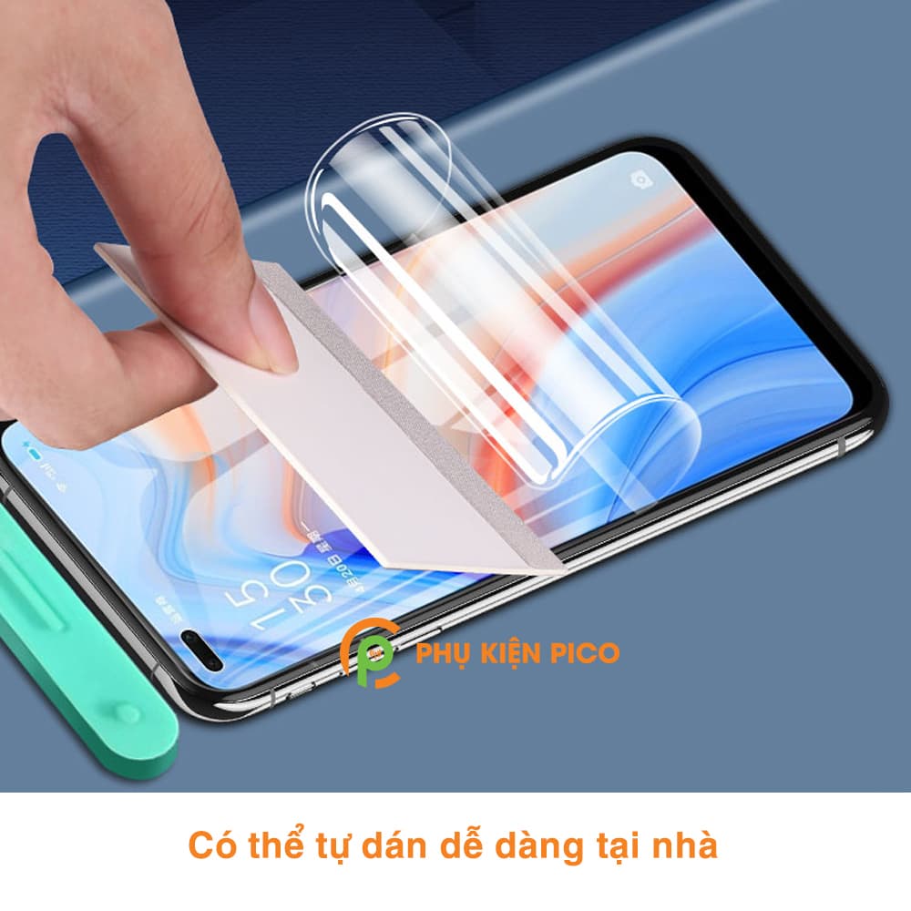 Dán màn hình Reno 4 full màn dẻo trong suốt PPF tự phục hồi vết xước - 6