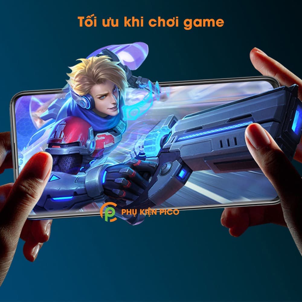 Kính cường lực Oppo Reno 4 trong suốt full màn hình độ cứng 9H chống va đập trầy xước - 5