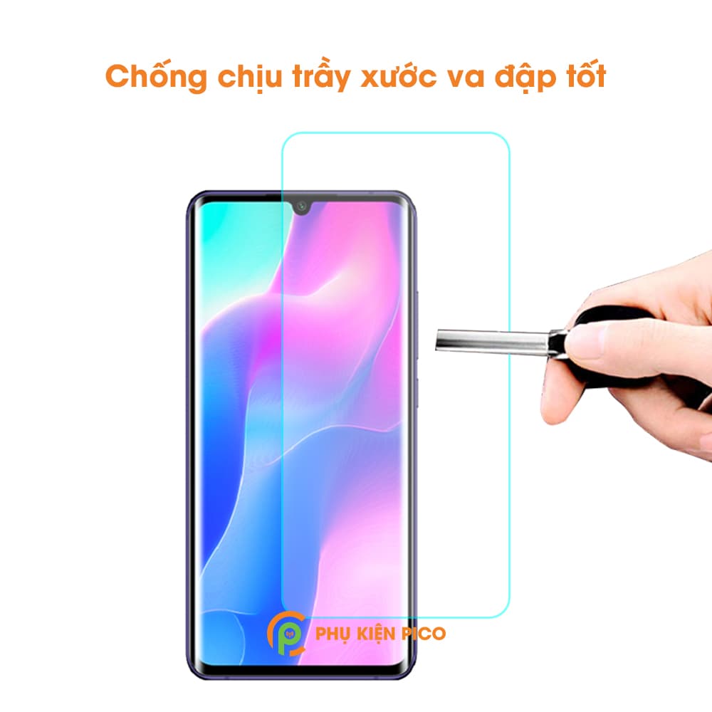 Kính cường lực Xiaomi Mi 10 Lite chính hãng Gor bộ 2 miếng độ cứng 9H full màn hình - 3