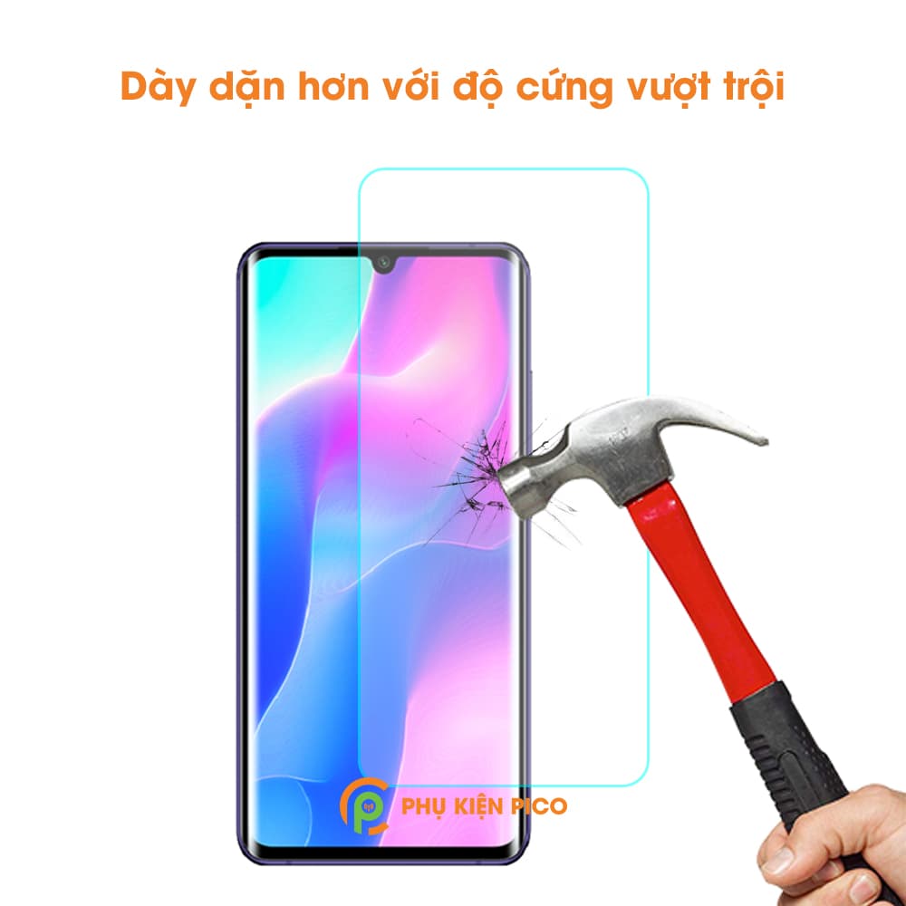 Kính cường lực Xiaomi Mi 10 Lite chính hãng Gor bộ 2 miếng độ cứng 9H full màn hình - 2