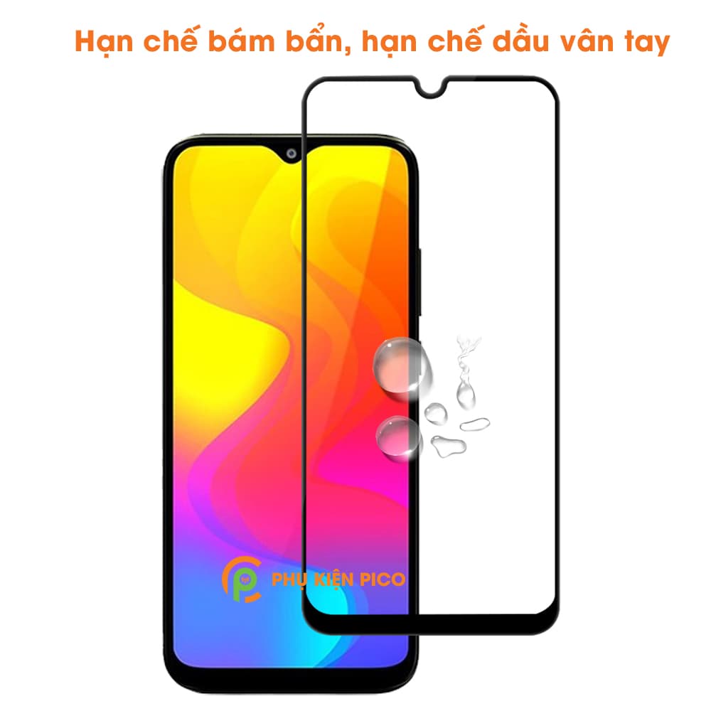 Cường lực Vsmart Joy 3 full màn hình độ cứng 9H chống va đập trầy xước - 4