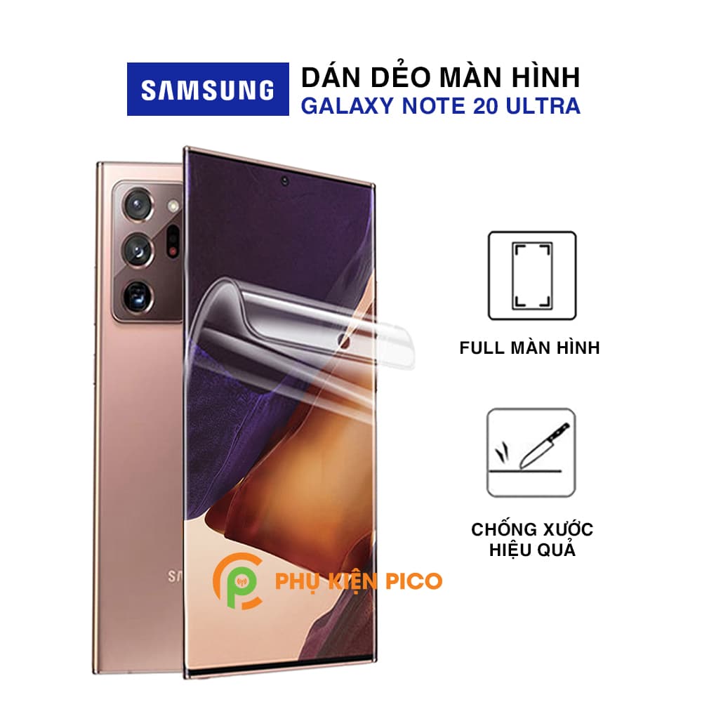 Dán màn hình Samsung Galaxy Note 20 Ultra PPF cao cấp dẻo trong suốt