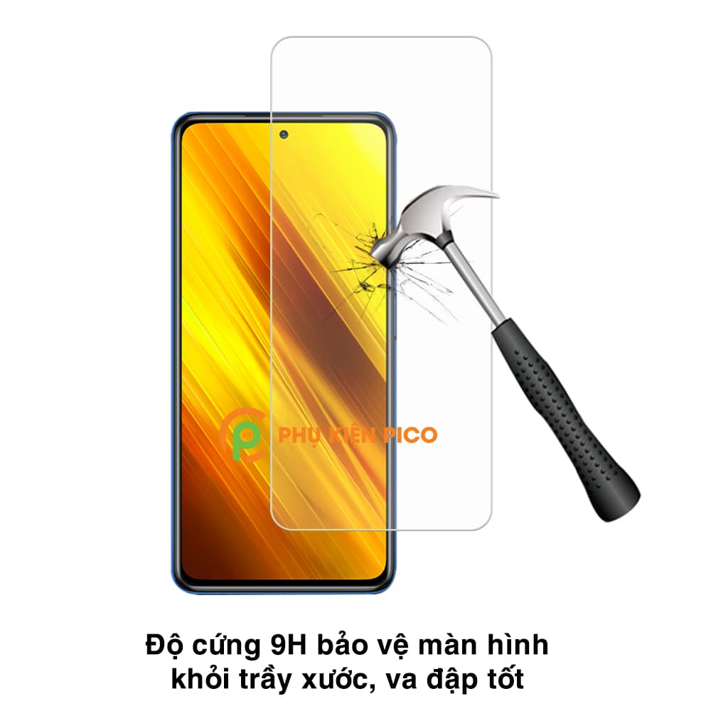 Kính cường lực Poco X3 NFC full màn hình chính hãng Gor - 6