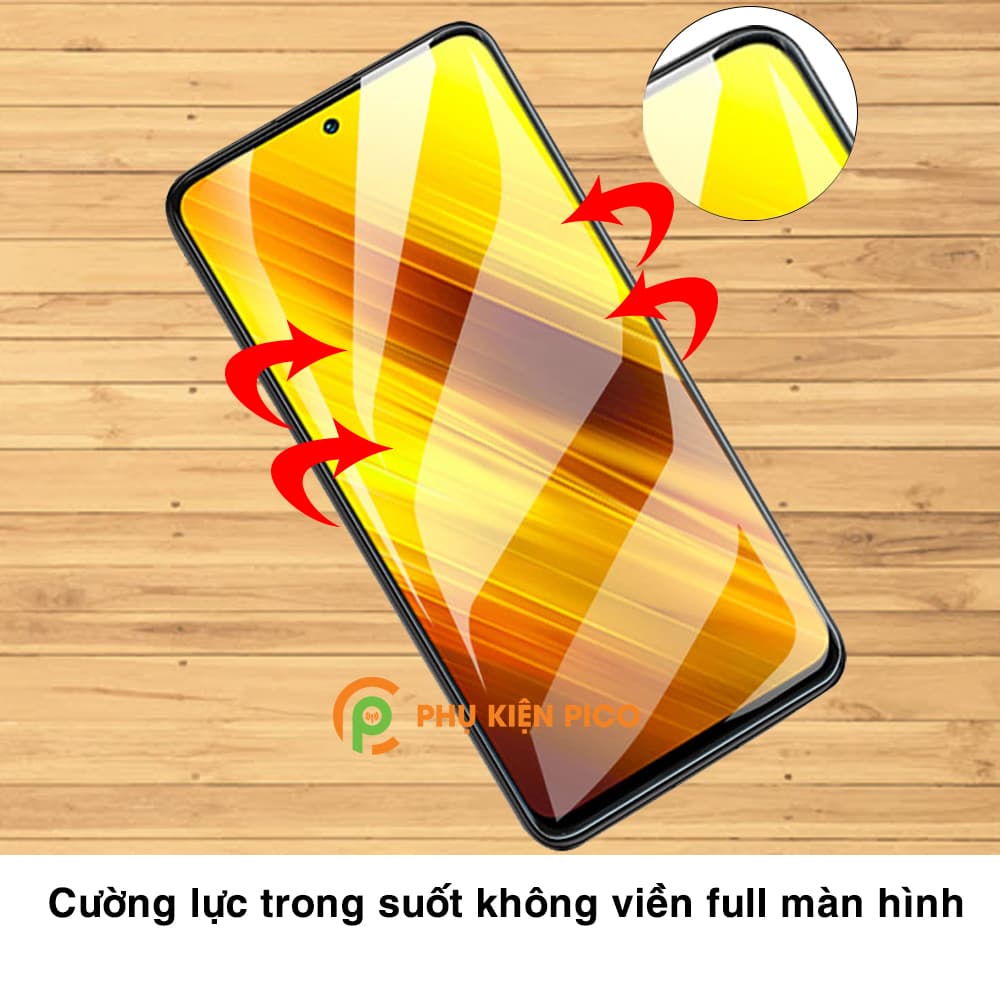 Kính cường lực Poco X3 NFC full màn hình chính hãng Gor - 3