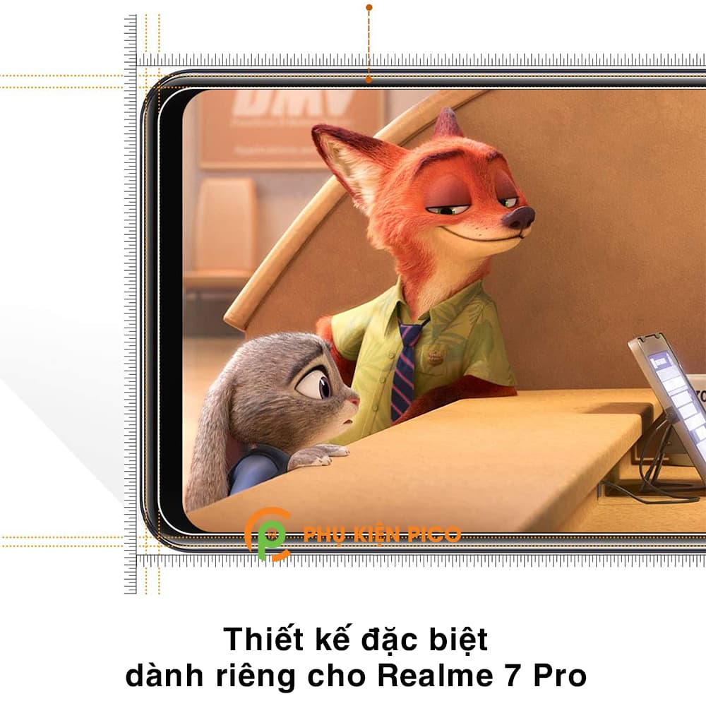 Cường lực Realme 7 Pro chính hãng Gor bộ 2 miếng độ cứng 9H – Kính cường lực Oppo Realme 7 Pro - 5