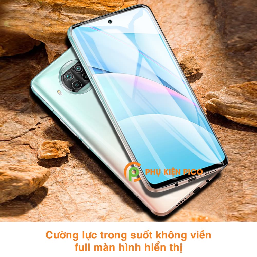 Kính cường lực Xiaomi Mi 10T Lite full màn hình chính hãng Gor dùng chung với mọi loại ốp lưng - 7